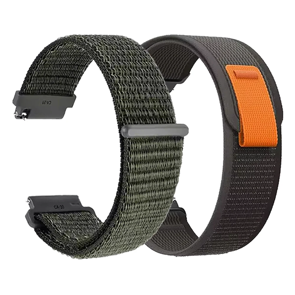 20 mm/22 mm geflochtenes Schlaufenarmband für Garmin D2 Air X15 Forerunner 570 265 165 645 Nylonband für Garmin Venu Sq 4 3 2 Sportarmband