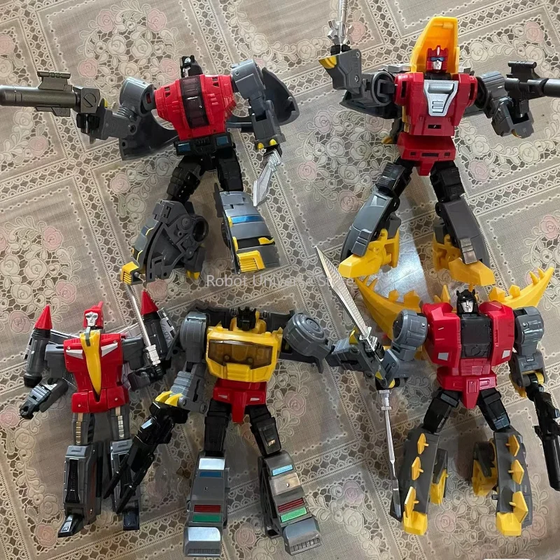 2024 In Stock MFTNew Year 5PCS MF21 Swoop MF22 Slag MF23 Sludge MF24 Snarl MF25 Grimlock Animation Deformation Action Figure Toy