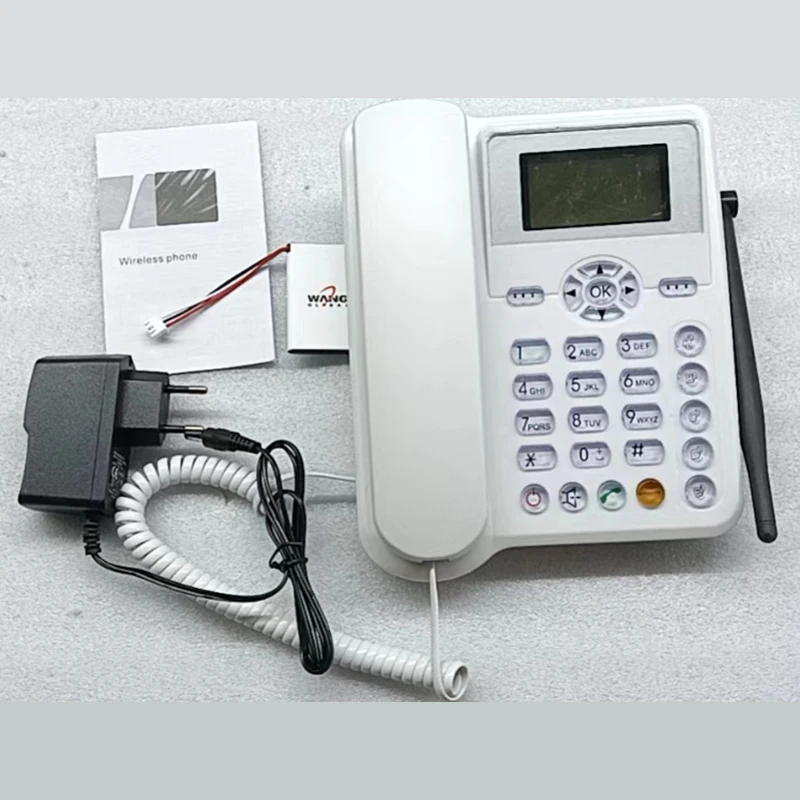 Corded Telephone For The Elderly Desktop Landline Telephone with Caller ID, Adjustable Display Brightness for Home Office