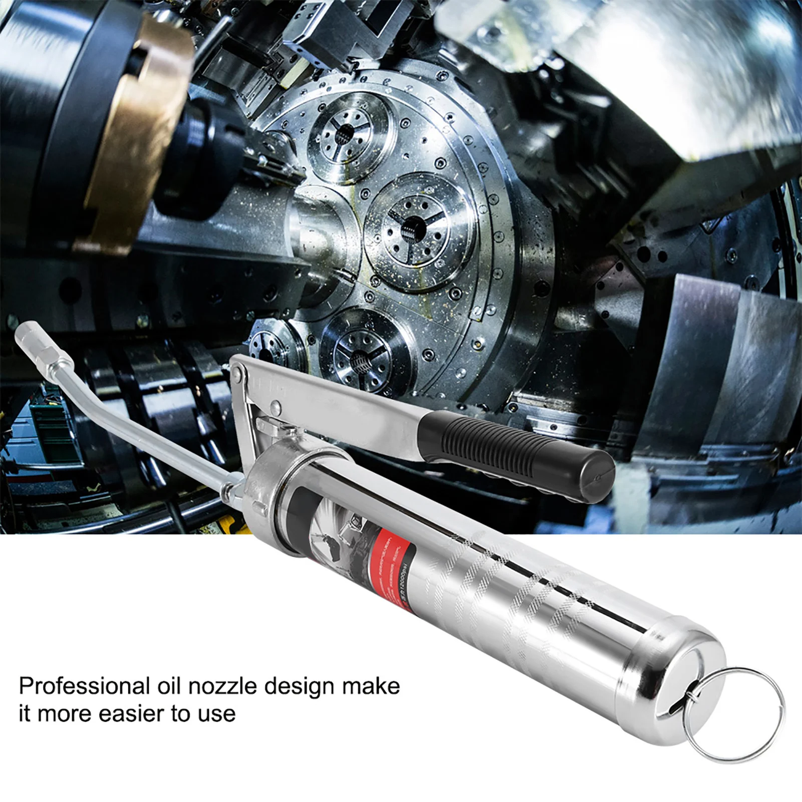 

400CC High Pressure Air Grease Gun Pneumatic Greaser Cartridge Greasing Manual Tool Greaser Air Grease Gun Pneumatic Grease Gun