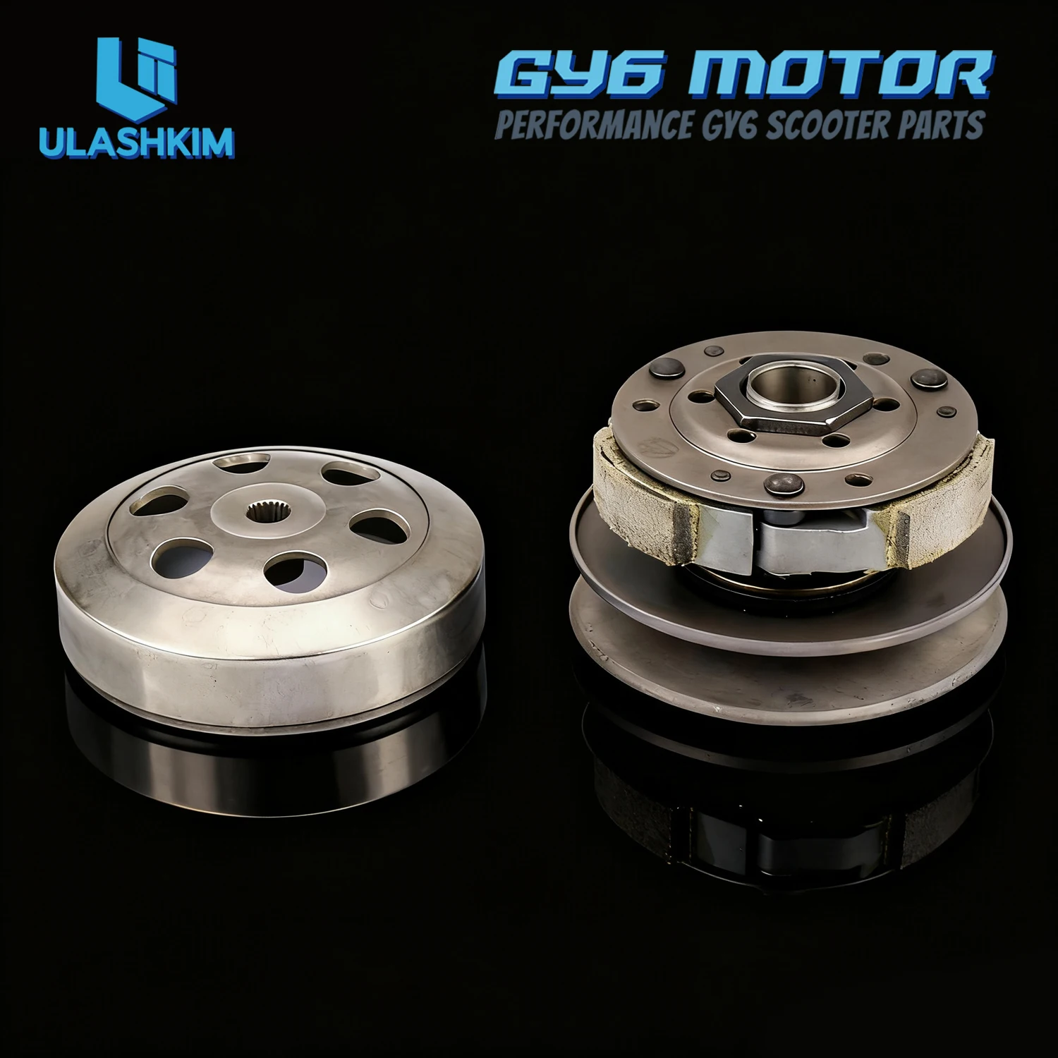 High Performance Motorcycle Clutch Assembly Torque Pulley Variator Kit GY6 50 Clutch Kit Rear Drive Disc Clutch Pulley Disc