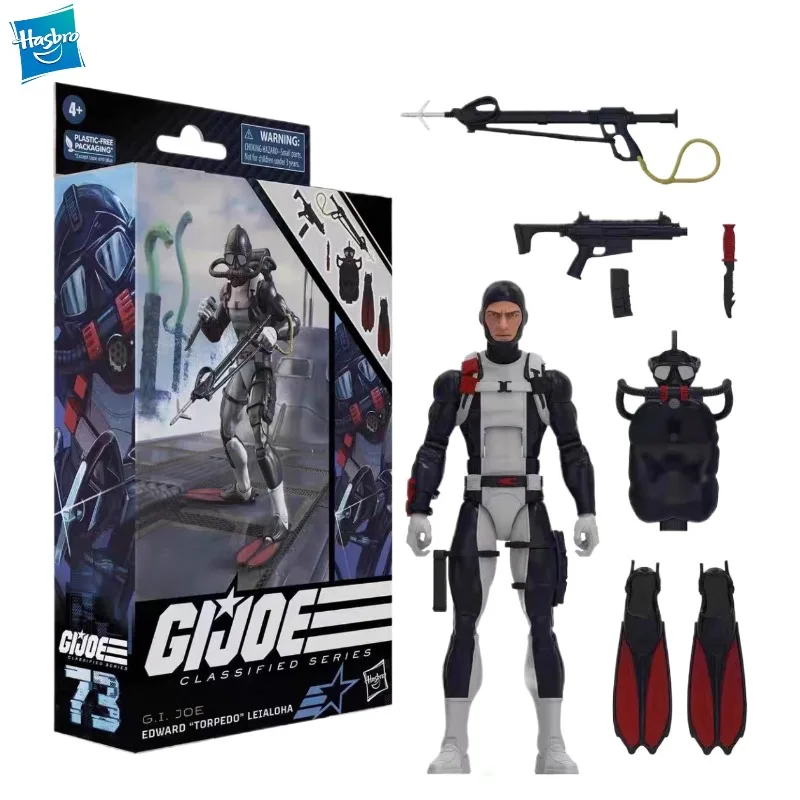 

New Original G.I. Joe Classified Series Edward “Torpedo” Leialoha 73 Action Figure Model Toy Collection Hobby Gift