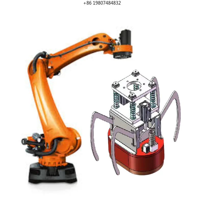 Handling and Palletizing Workstation 6-axis Industrial Robot, Suction Cup Fixture for Heavy Duty Palletizing Wholesale