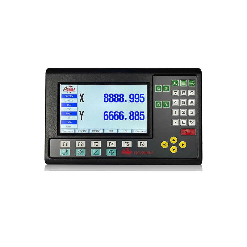 Imagem -03 - Multilingue Hxx Lcd Digital Readout Dro Grupo Escala Linear de Vidro Codificador Régua Grating Torno de Fresagem Eixos Eixos