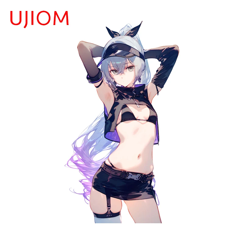 UJIOM Honkai Star Rail Seductive Character Silver Wolf Wall Sticker Suitcase Sunscreen JDM Decal Personality Laptop Wallpapers