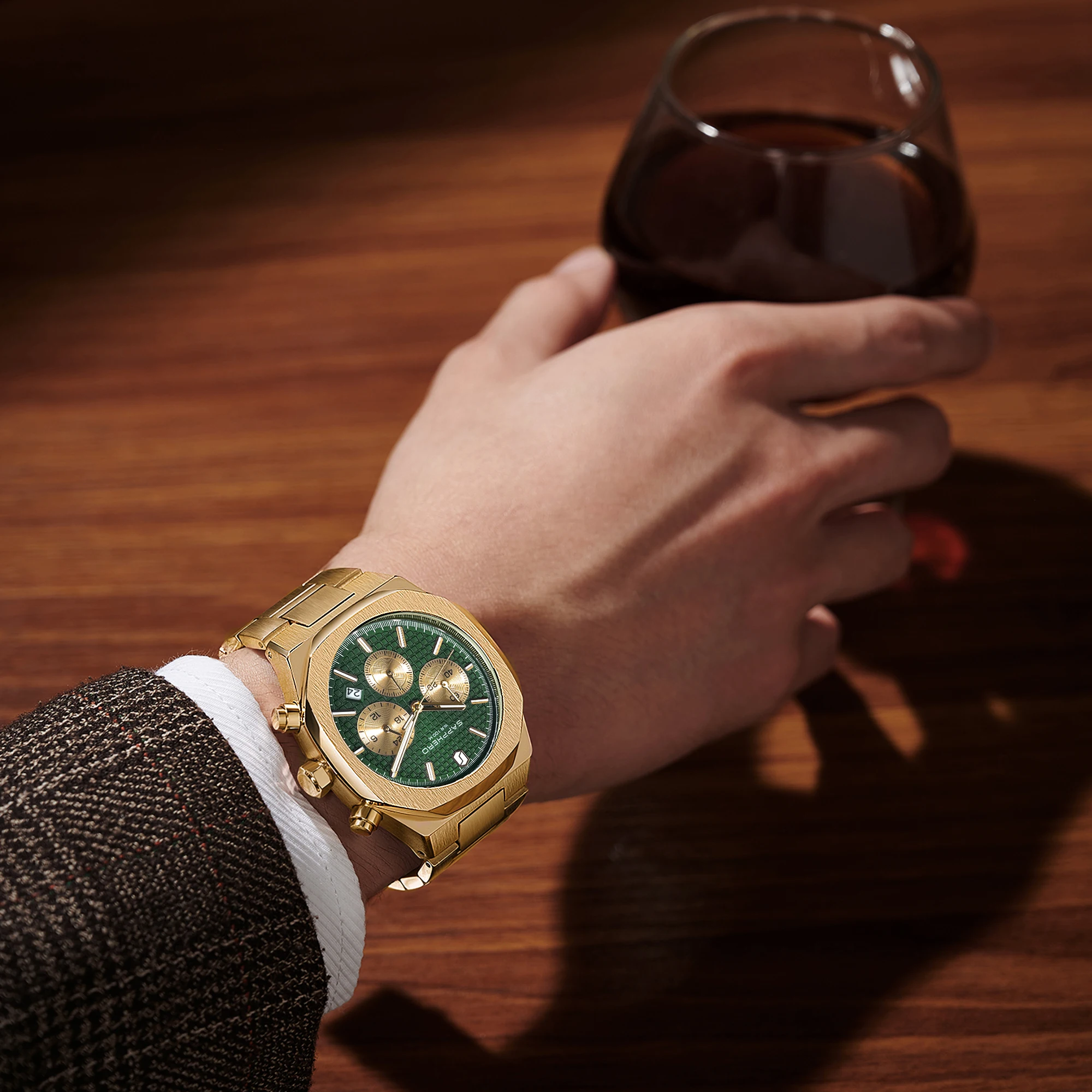 Luksusowy męski zegarek kwarco – Luxury Watch Hublot recenzja i cena