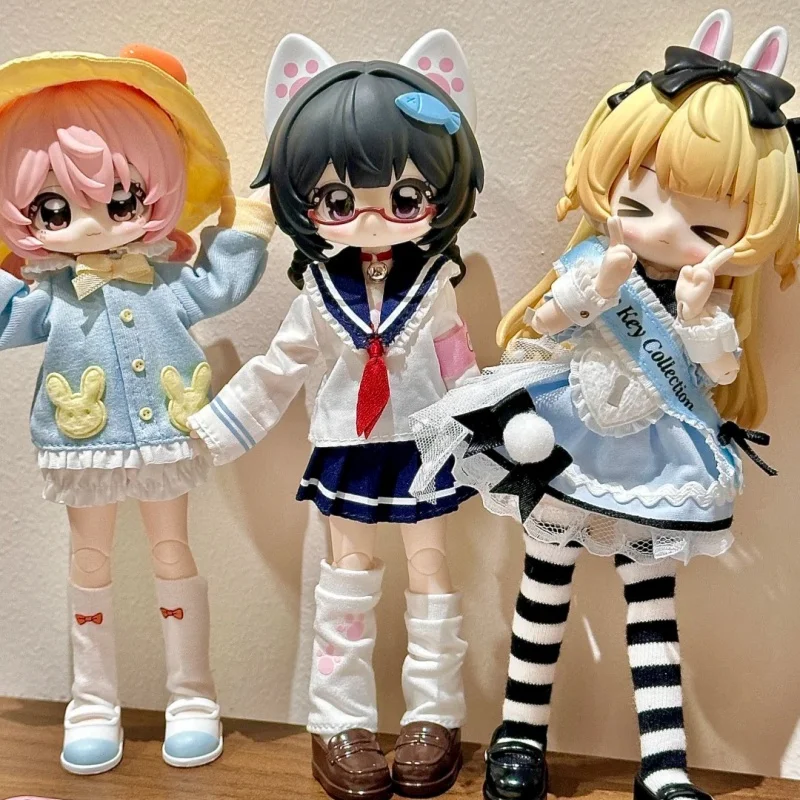 정품 재고 있음 언빌드 도어 리틀 키 아트북 시리즈 1/12 BJD MJD 블라인드 박스 애니메이션 피규어 관절 장식 인형