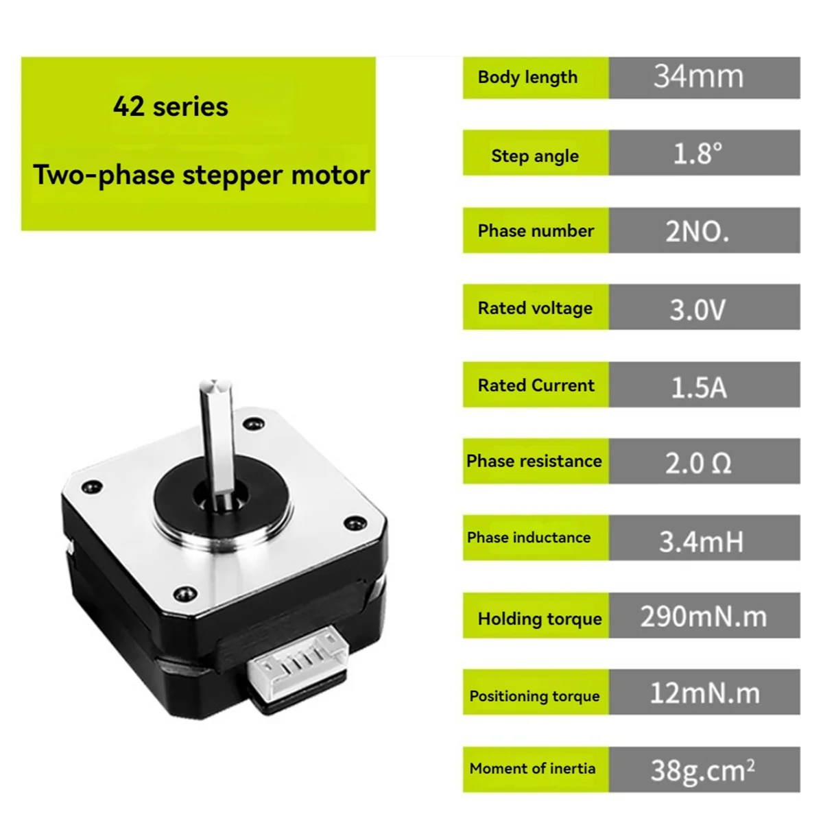 42 Motor de passo 42 Motor 1.5A para acessórios de impressora