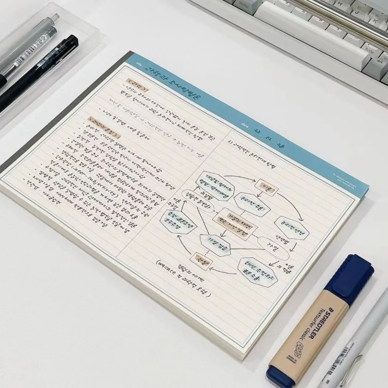 30 Sheets B5 Diary Tearable Sketch Book Notebook Draft Paper Journal Notebooks Office School Supplies