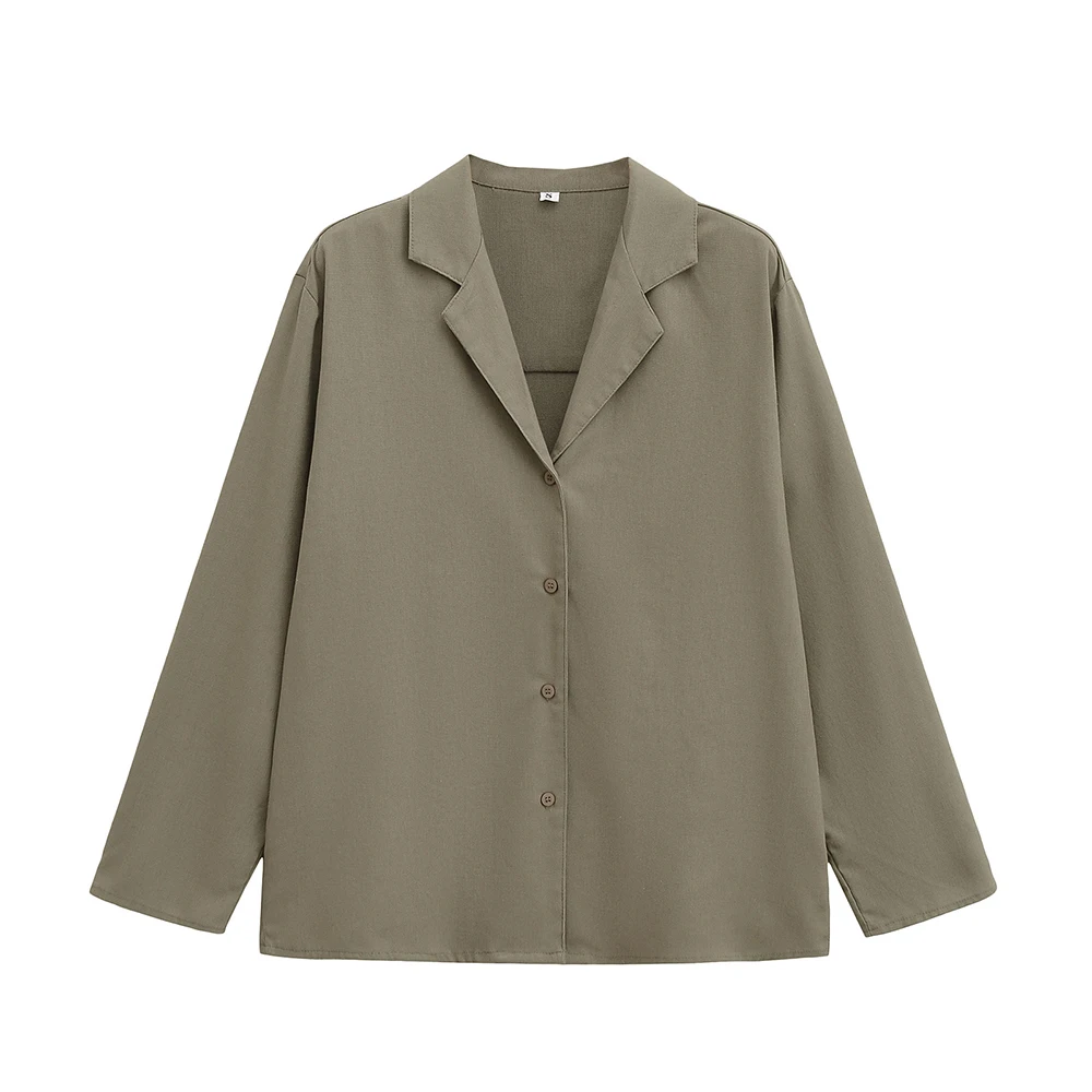 여성 유럽 및 미국 스타일 린넨 셔츠 반바지 세트 캐주얼 통기성 여름 패션 독점