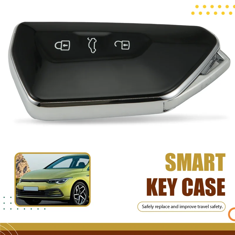 Smart Key Card Case 3 Buttons Remote Control Key Shell KDZA25 For VW Golf 8 Car Remote Casing