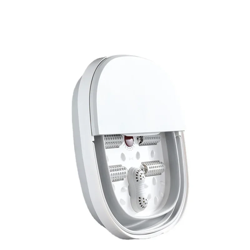 

Ведро для ванны с защитой от сухого горения, красный свет, пузырьковый серфинг, бытовая портативная раковина для ног, складная ванна, спа-машина для ног