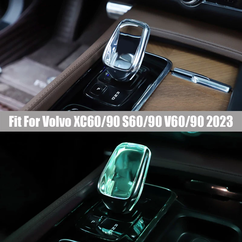 Crystal Handle Fit for VOLVO XC60 S90 XC90 V60 V90 S60 2023 UP Modified Crystal Gear Lever Head Interior Accessories Supplies