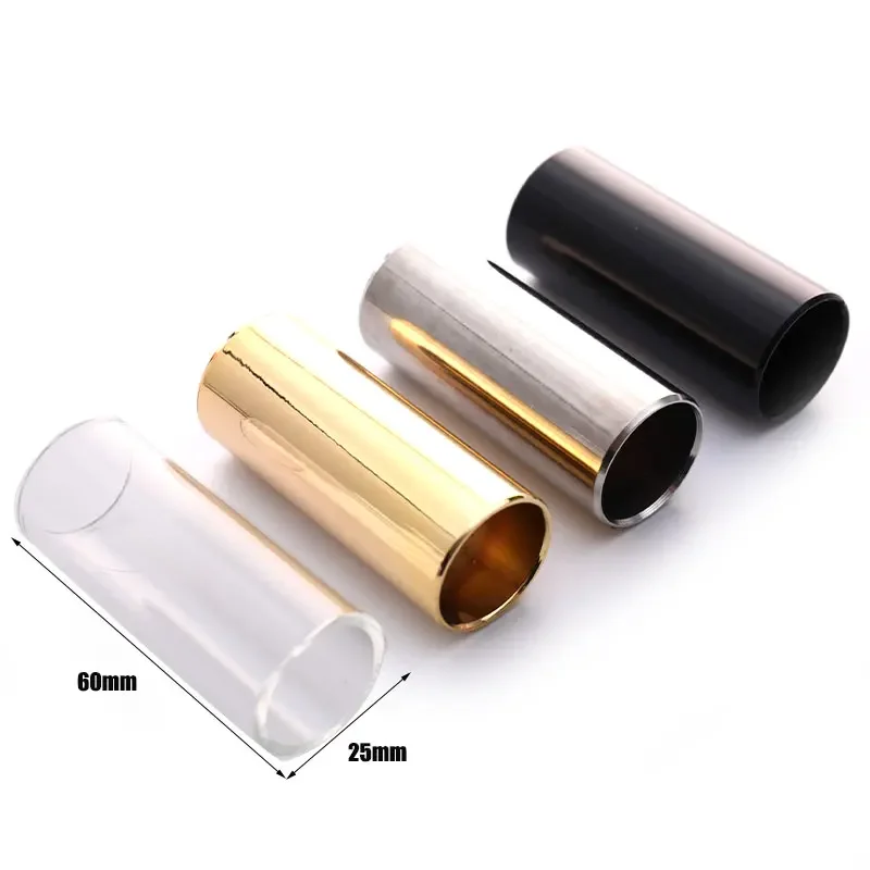 60MM High Guitar Slide  Stainless Steel Metal / Glass Finger Slides  Guitar Ukulele String Instruments Guitar Accessories