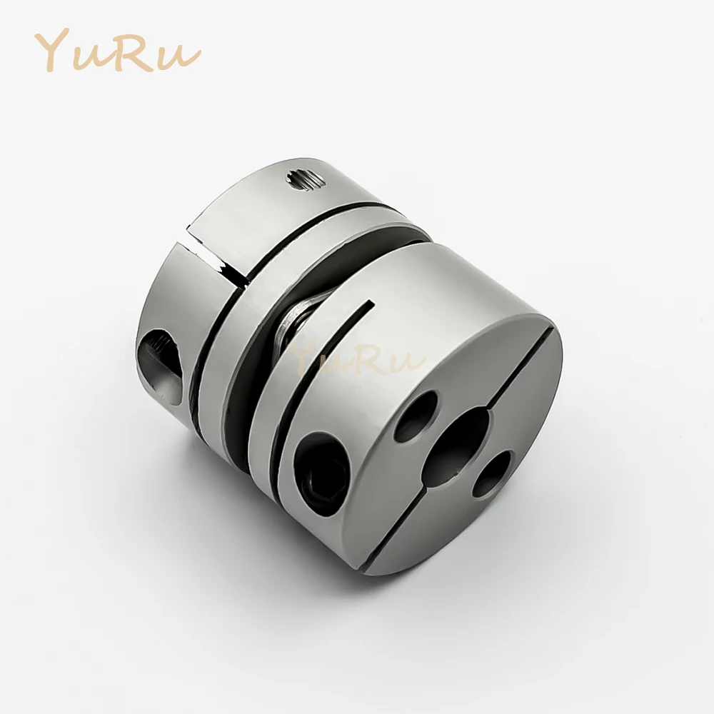 1PC D34L32 Flexible Single Diaphragm Clamping Coupling Bore 8/10/14mm Aluminium Elastic Ball Screw Step Servo Motor Encoder