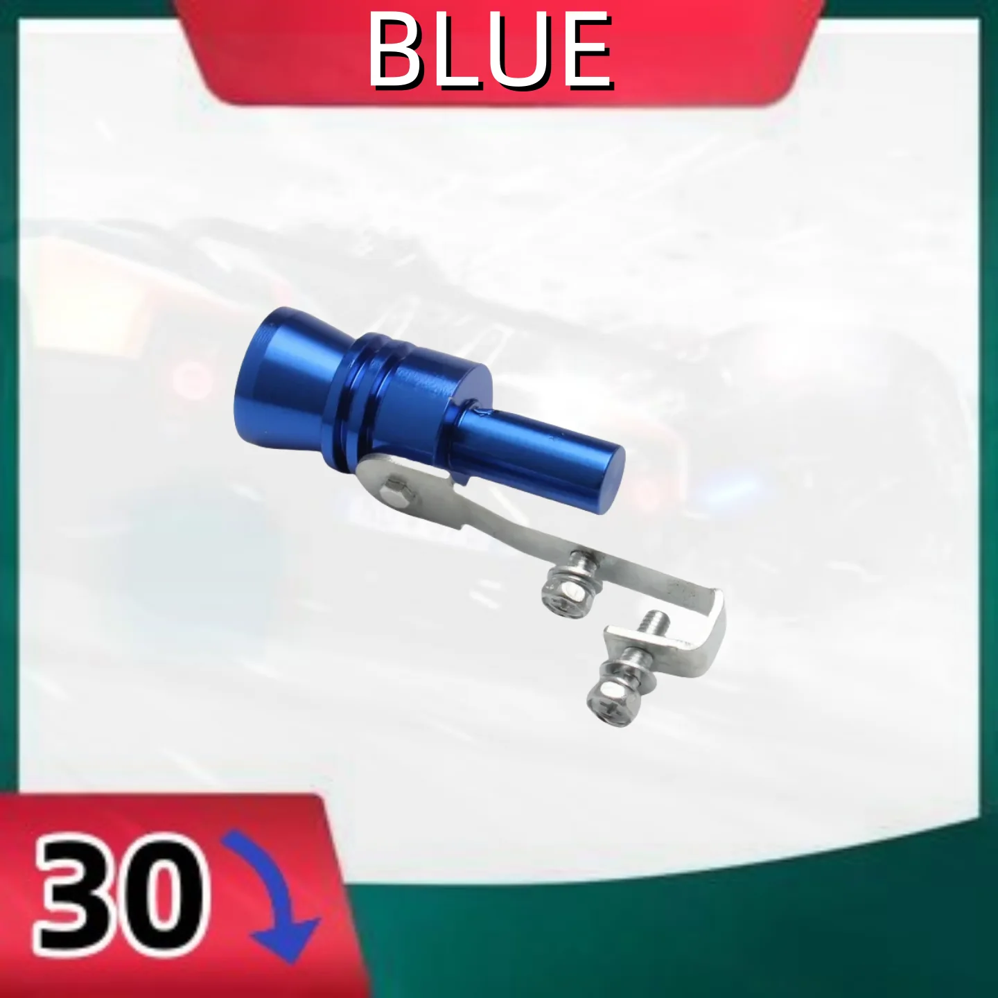 

Aluminum Turbo Sound Exhaust Muffler Pipe Whistle Blow off Valve Simulator BLUE