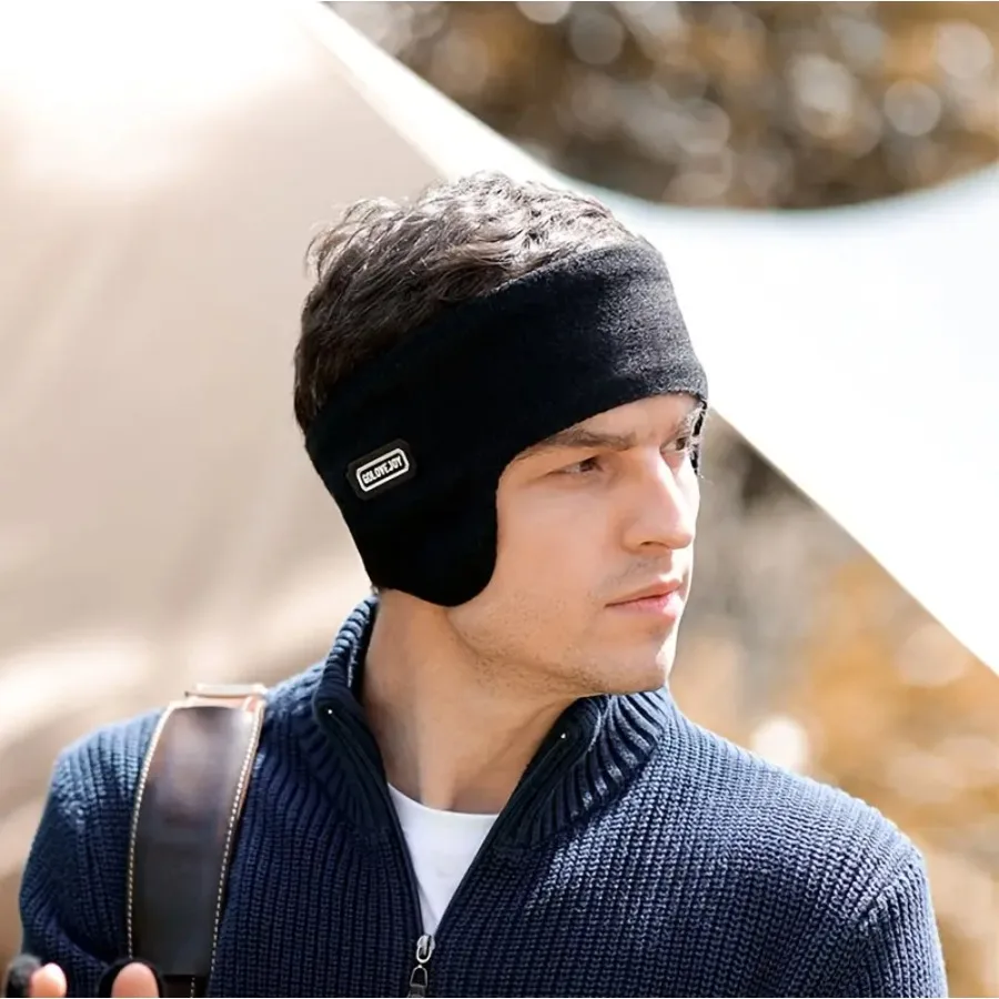 للجنسين الشتاء الأذن يفشل طبقة مزدوجة يندبروف الحرارية تدفئة الأذن سميكة الباردة واقية كامل التفاف عقال للرياضة في الهواء الطلق