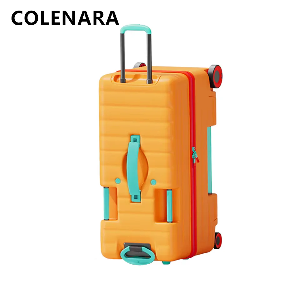 

Детский чемодан COLENARA из АБС-пластика + ПК, посадочный ящик, большая вместительная чемодан на колесиках для студентов, 20-дюймовая дорожная сумка на колесиках, багаж