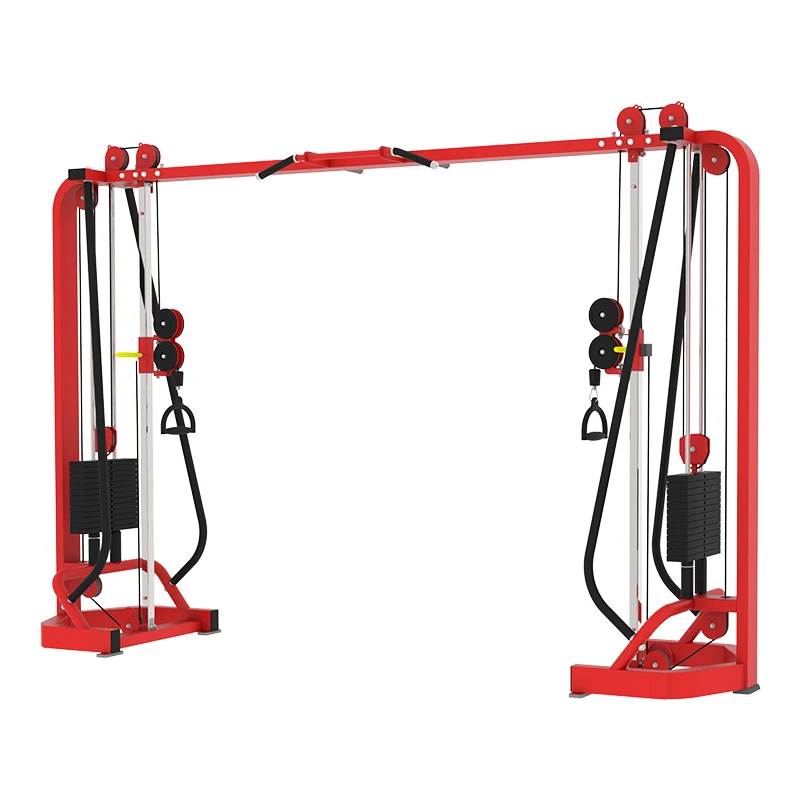 Commercial double line crossover machine - multi-functional big bird gym trainer