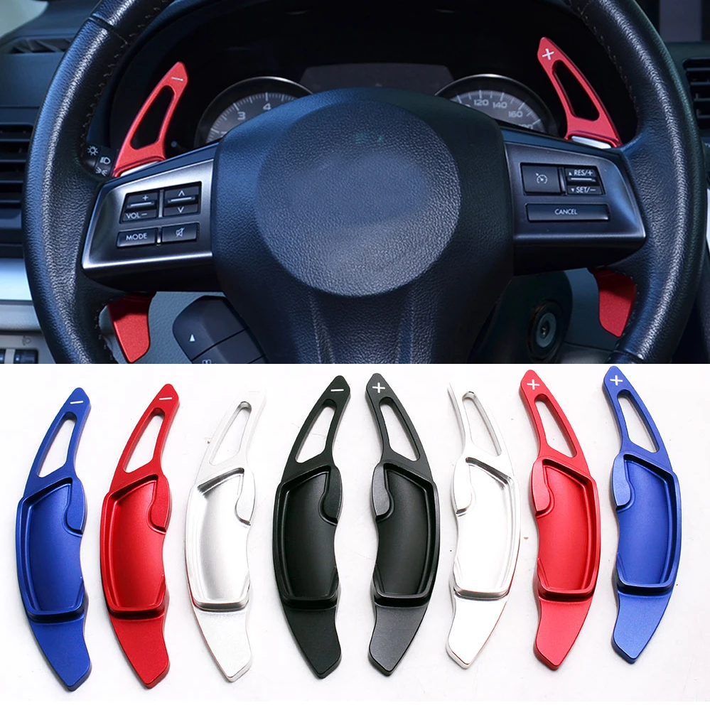 Shift Paddles For Subaru XV Legacy Forester Outback Impreza WRX STI Levorg Car Steering Wheel Shifter Extend DSG Sticker Styling