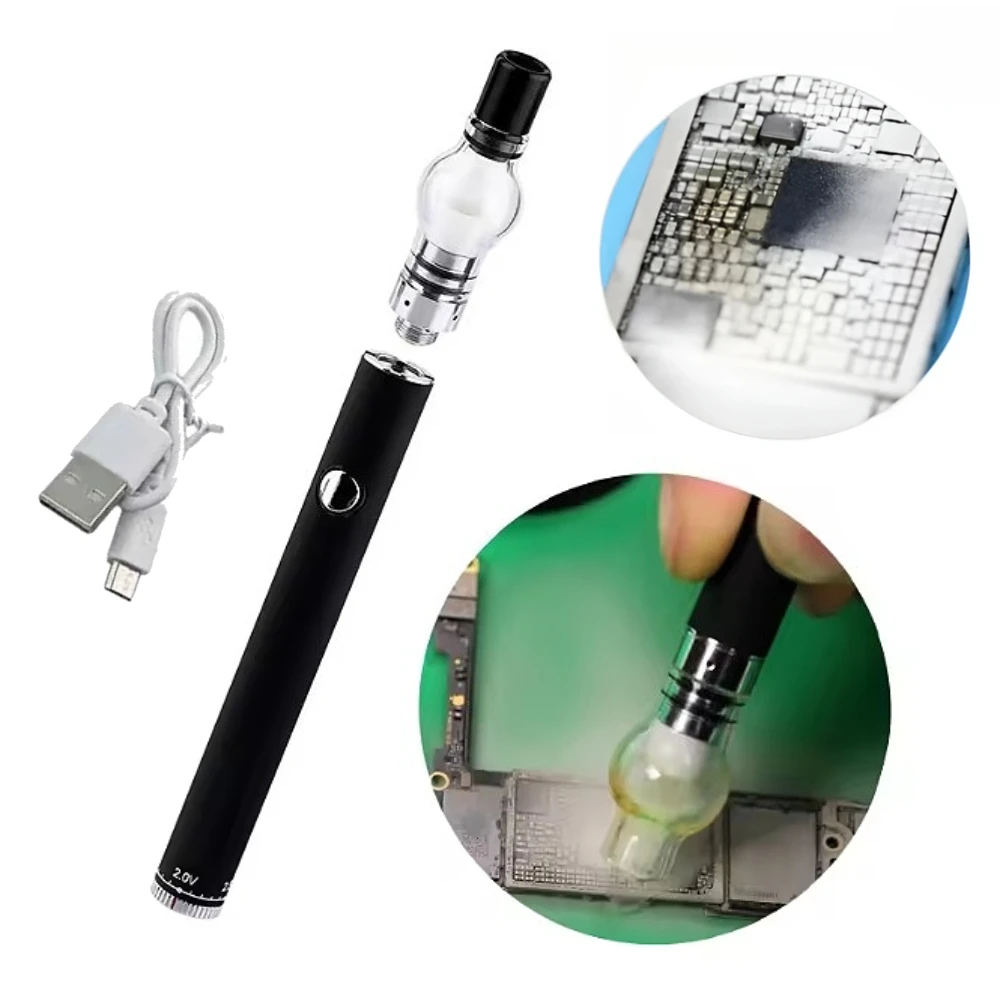 

Thickened Glass Rosin Atomizing Pen for Motherboard Short Circuit Rosin Diffuser No Soldering Iron Flux Detection Tool