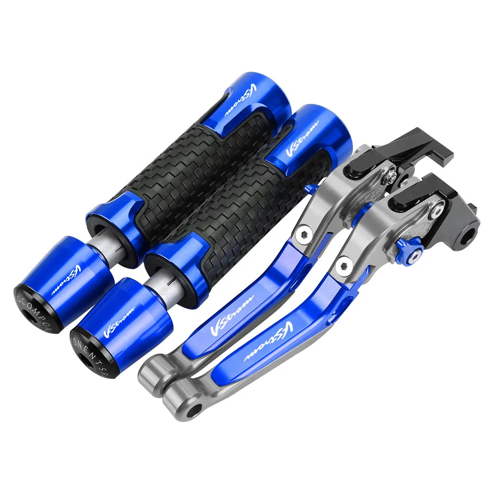 

2004-2010 FOR Suzuki DL650 V-Strom 650 Vstrom650 Motorcycle Accessories CNC Adjustable Brake Clutch Levers Handbar End Grips