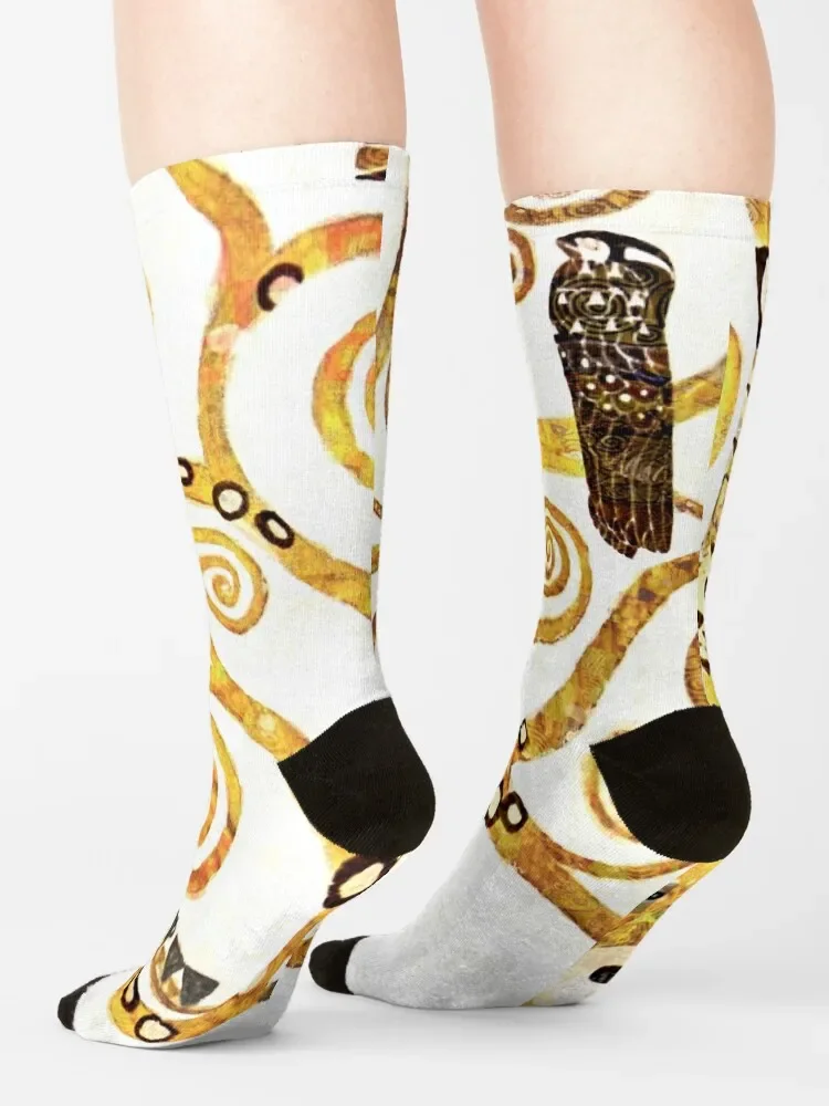 Gustav klimt-tree Of Life kaus kaki lari profesional baru kaus kaki lantai Pria Wanita