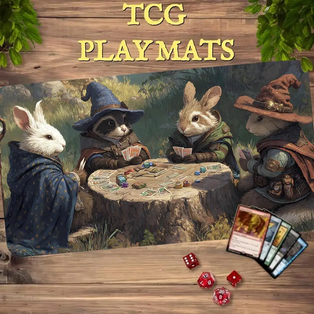 Cute Forest Animal Playmat with Zones 24