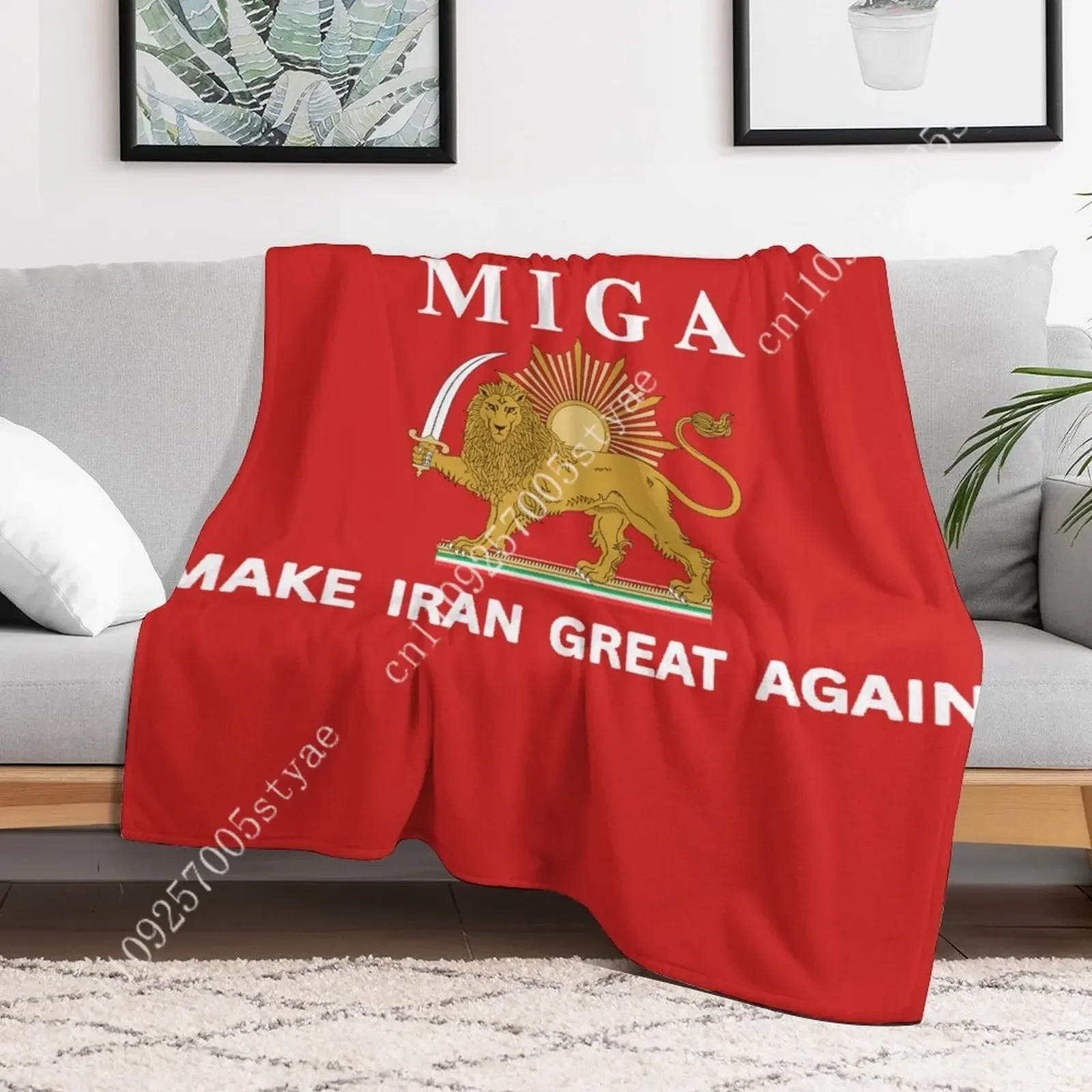 MAKE IRAN GREAT AGAIN Flannel Blankets Are Soft Comfortable and Warm Perfect for Winter Naps Homes Offices Travel Camping