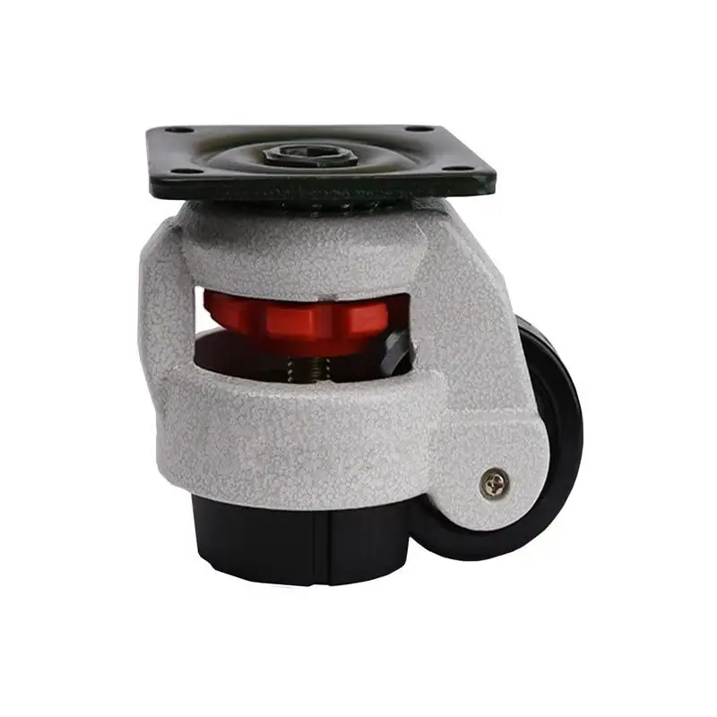 Durable 8PCS Adjustable Heavy Duty Industrial Casters Retractable Leveling Machine Equipment Casters Universal Wheel