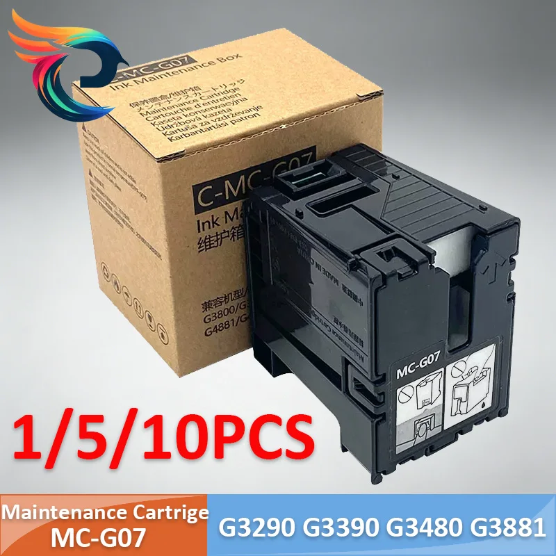 1/5/10PCS MC-G07 Maintenance Cartrige For CANON G3290 G3390 G3480 G3881 G3890 G3891 G4280 G3590 G3780 G3880 G4780 G4880 G4881