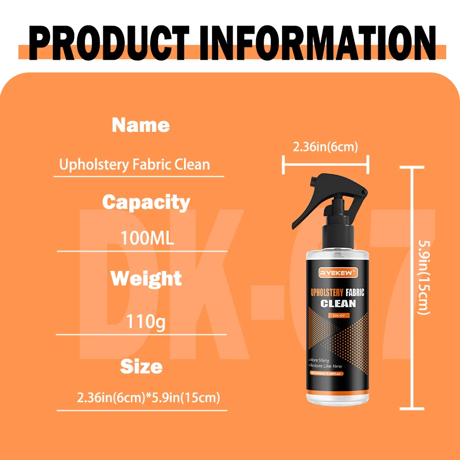 سيارة مجموع الداخلية نظافة وكيل السقف نظافة الجلود الفانيلا المنسوجة النسيج المياه الحرة متعددة الأغراض السيارات داش تنظيف أداة #5