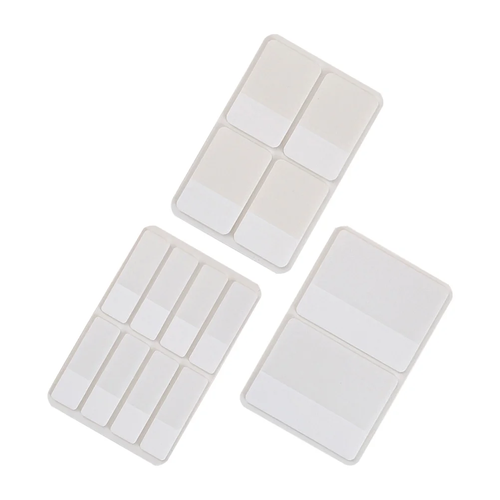 280 Pcs White Tabs 4x1.2cm 4x2.5cm Index Book Labels Practical Reading Strips Safe Material Students Office