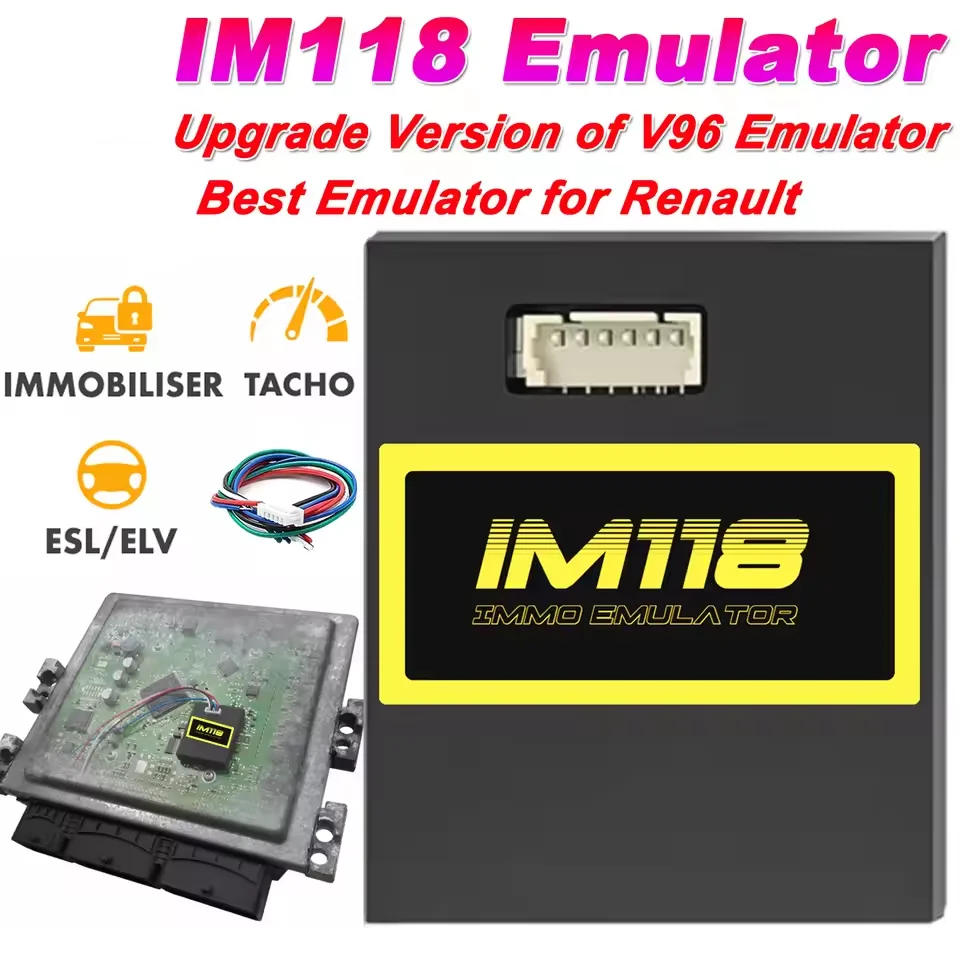 

Universal IMMO Off Emulator IM118 ESL ELV Tester Program For EDC15 EDC16 EDC17...Many ECUs PK V96