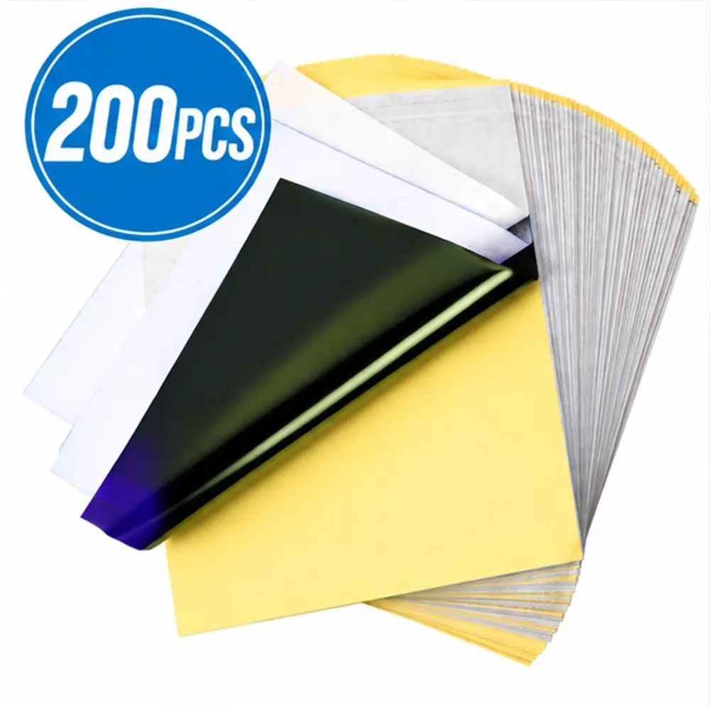 100/50/30/10/5pcs Tattoo Transfer Papier A4 Size Tattoo stencil Papier Carbon Thermisch Kopieerpapier voor Tattoo Transfer Machine