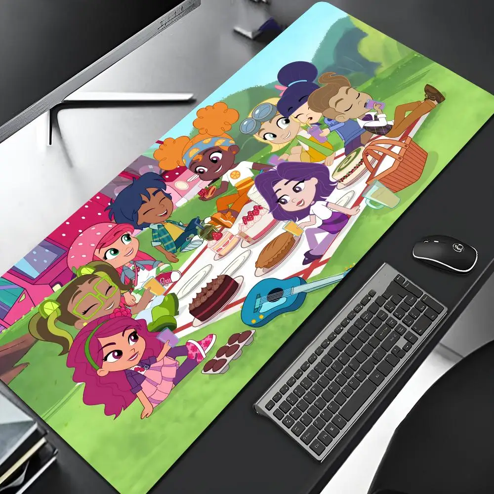 S-StrawberryS S-ShortcakeS Mouse Pad Gaming xxl Locking Edge Big Computer Gamer Large Rubber Art Mousepad Laptop Desk Mat