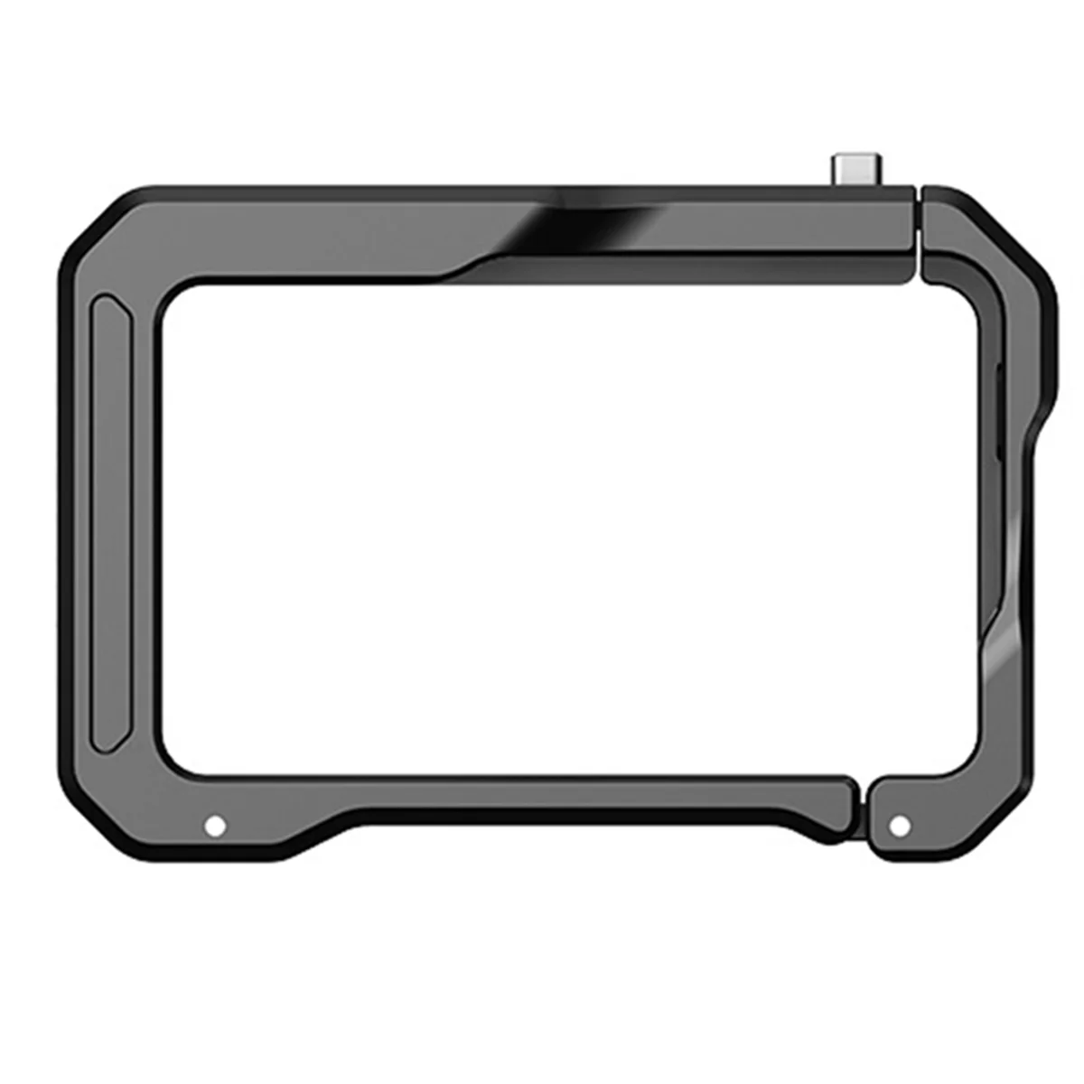 2025 + Quick Release Cage for ACTION 5PRO Camera Foldable Mount with Cold Shoe Full Protective Frame Case
