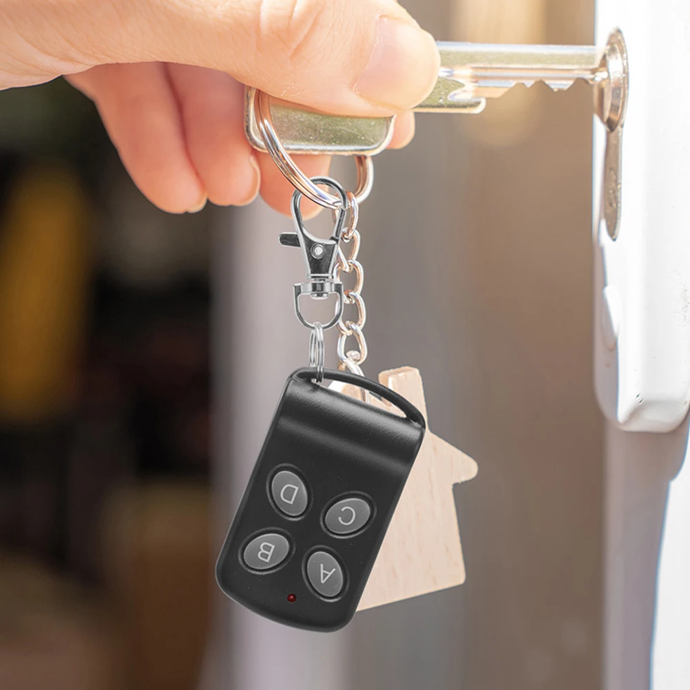 

2pcs Electric Door Controller Remote Keychain Garage Gate Opener Universal Remotes Plastic Button Easy Installation Compatible