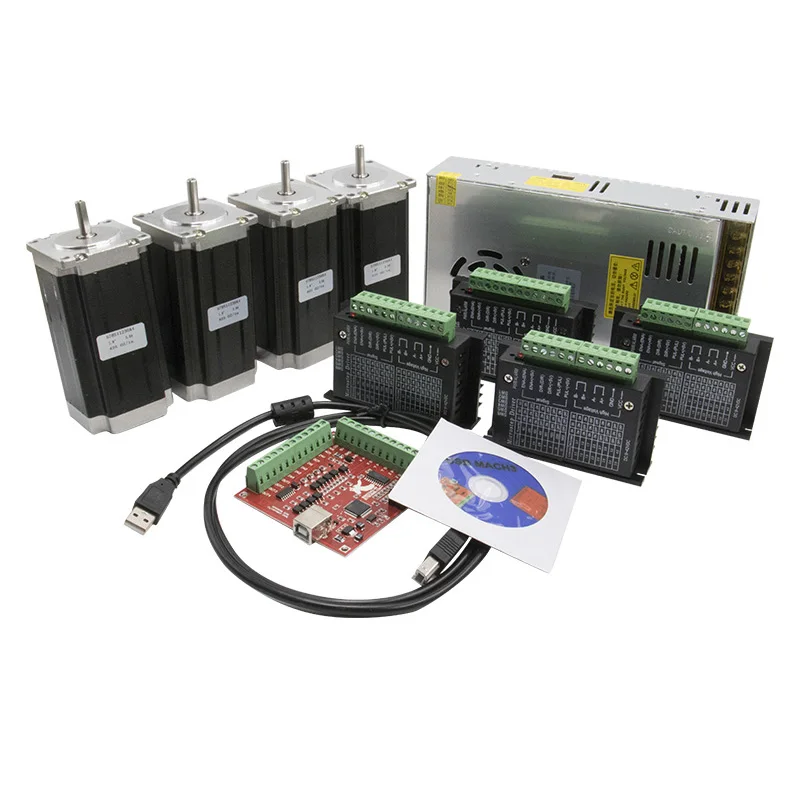 HLTNC TB6600 version améliorée 42/57/86 pilote de moteur pas à pas 32 subdivisions 4.0A 9-42V 2 phases pour moteur Nema23 57 pour Cnc