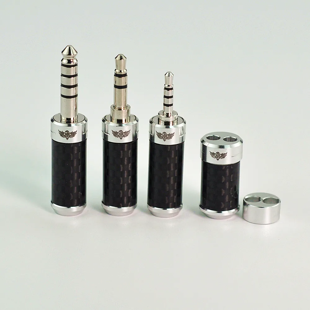3.5mm 2.5mm 4.4mm plated plug splitter slider headphone cable repair and replacement plug