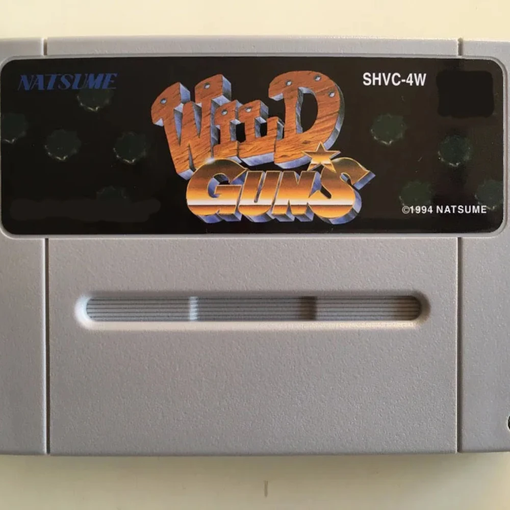 

game cards : WILD GUNS ( Japanese NTSC Version!! )