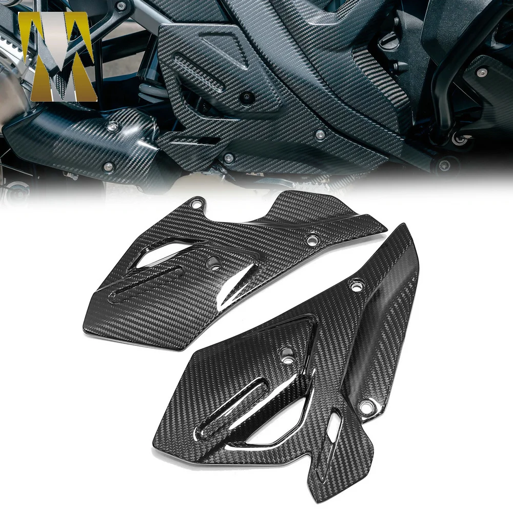 

Compatible with BMW R1300GS Adventure 2024-2026 Carbon Fiber Heel Plate Cover Side Panels Protector Fairing Kit Accessories