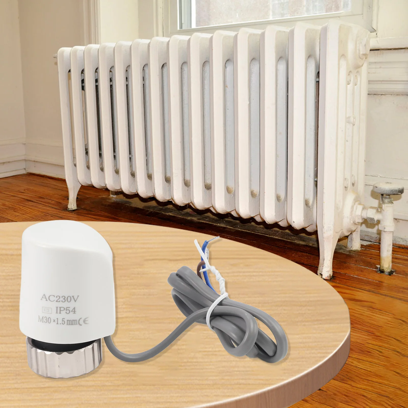 المحرك الحراري الكهربائي AC230V مع خيط M30x1 5 مم للتحكم الدقيق في تدفق المياه لأنظمة التدفئة الأرضية #5