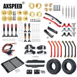 AXSPEED Shock Absorber Towers Steering Linkage Adapter Knuckles Counterweight for Kyosho Jimny 1/18 MINI-Z 4×4 1/24 RC Car Parts