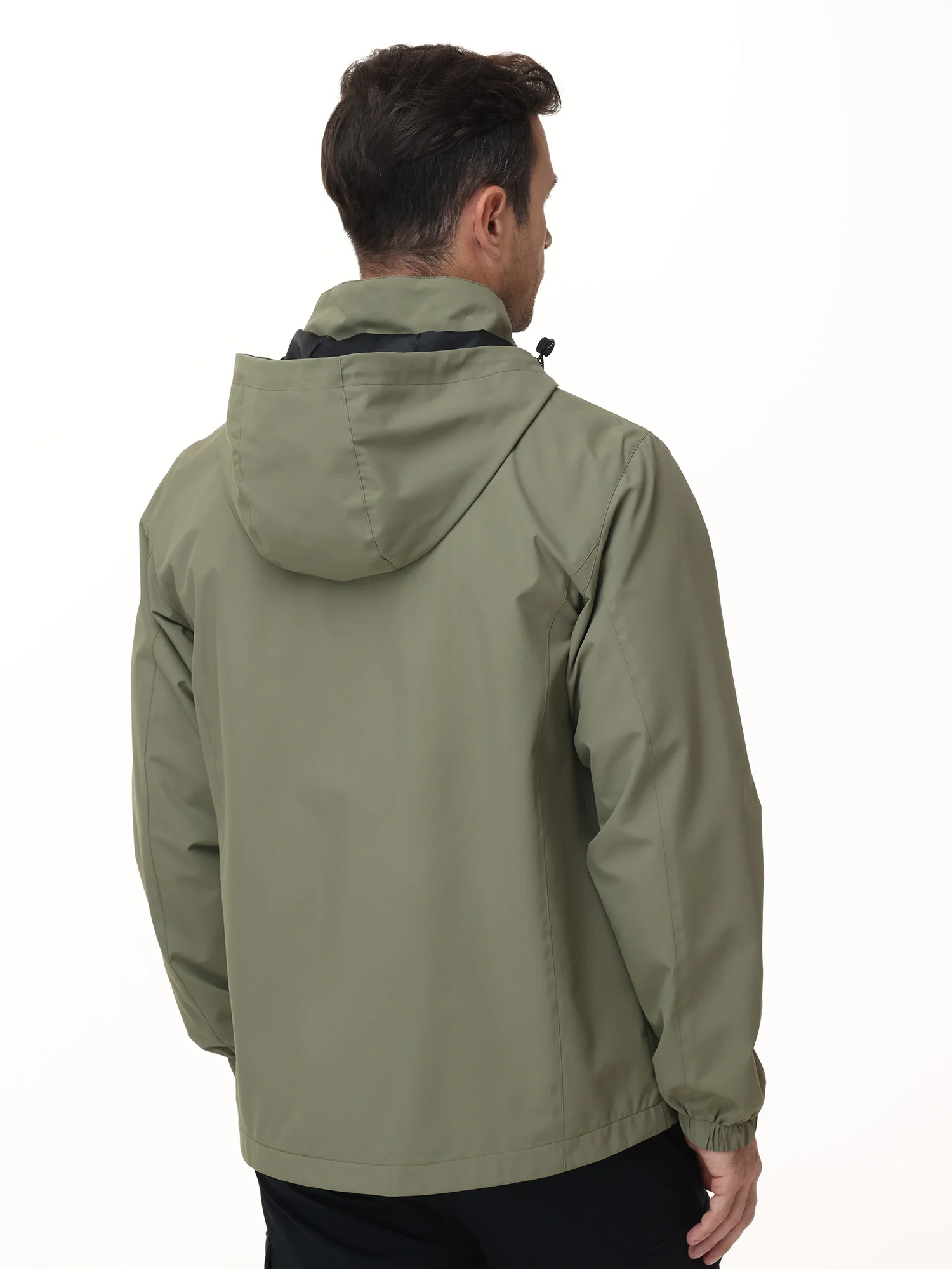 Sommer Herren Outdoor-Jacke Wasserdichte Regenjacke, Dünne Regenjacke mit Mehreren Taschen für Camping Wandern Radfahren Angeln – Detail 34