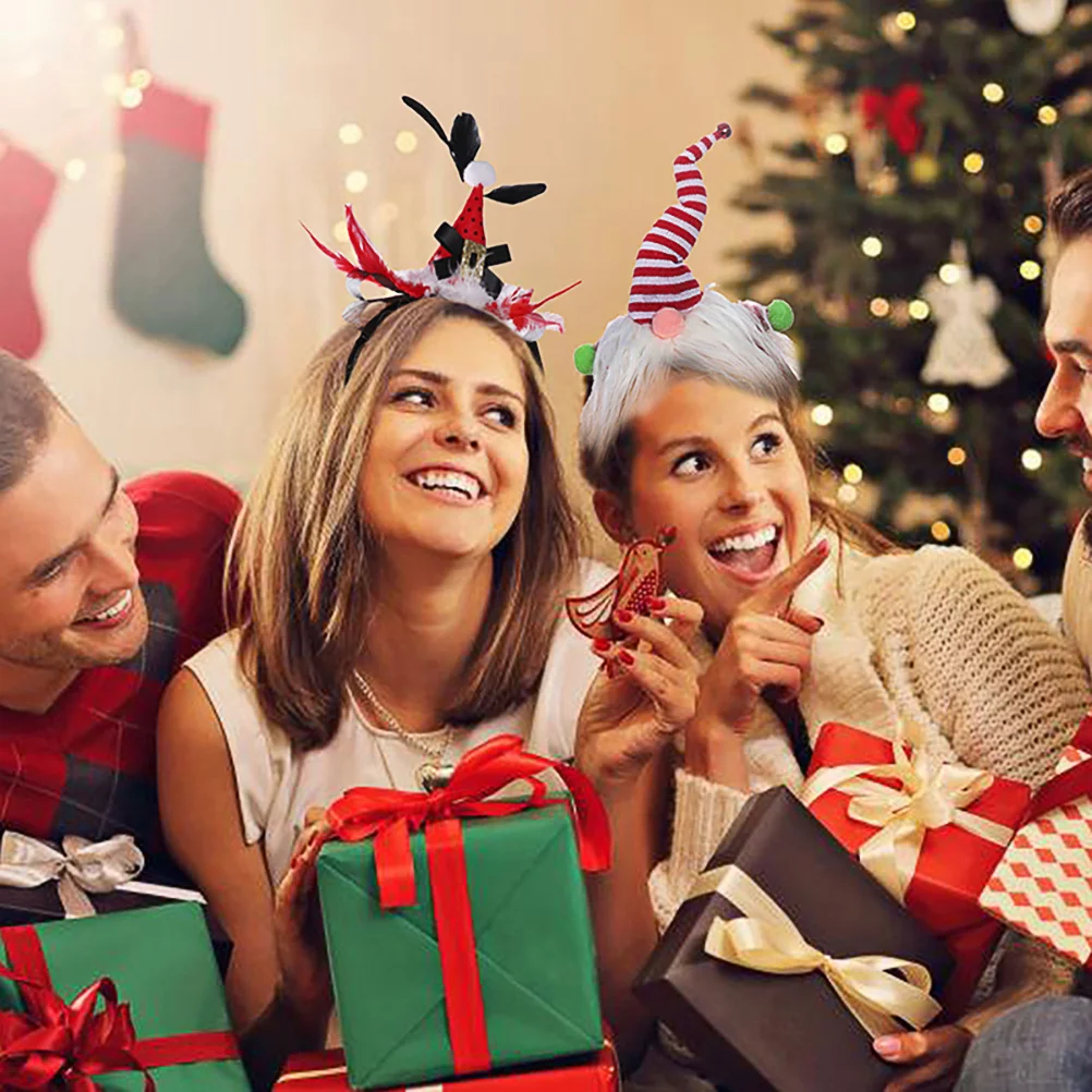 

1 pc Christmas Hoop Three-Dimensional Adorable Headband For Kids Durable Prop Unique Hair Adornment Creative Holiday Decoration