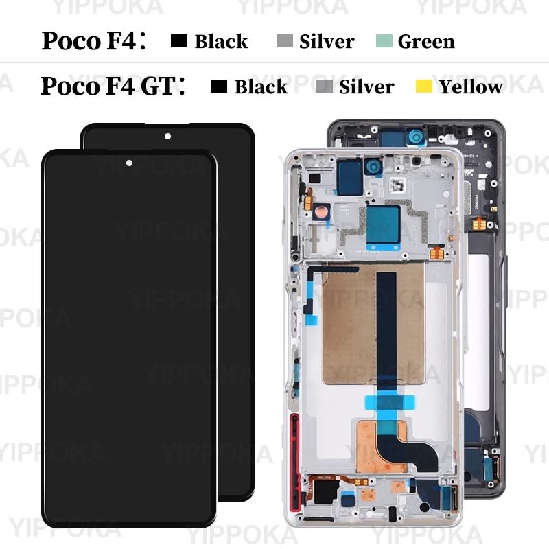 NEW For Xiaomi Poco F4 GT LCD Display For Xiaomi Poco F4 LCD Touch Screen Digitizer Assembly 21121210G Display Replacement Parts