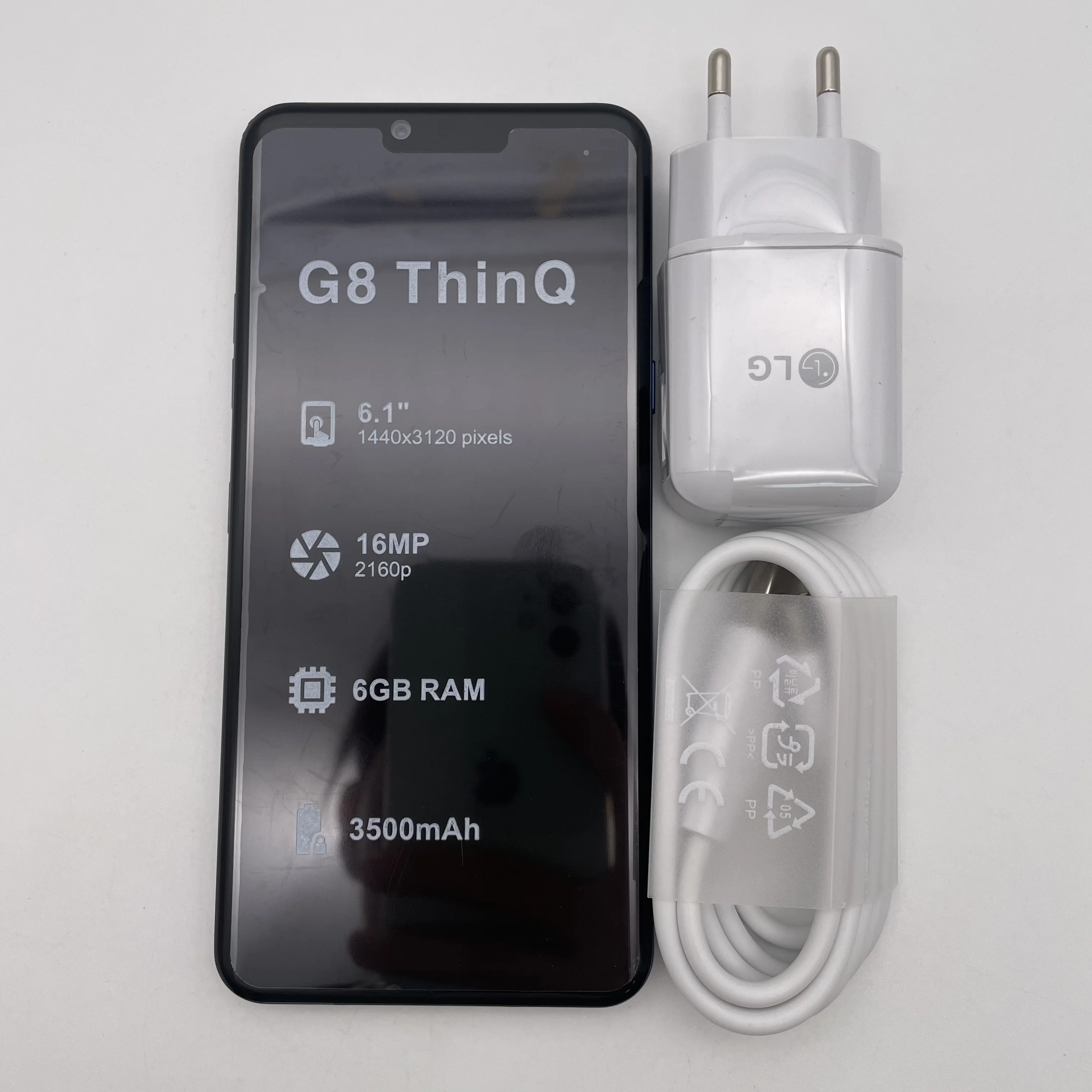 هاتف LG G8 ThinQ G820UM 4G أصلي 6.1 بوصة 16 ميجابكسل معرف الوجه بلوتوث أندرويد هاتف ذكي