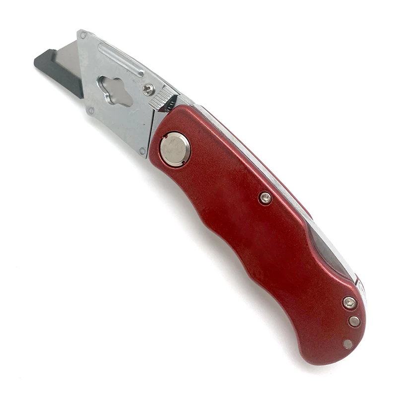 

Utility Knife Quick-change Folding Blade Metal Hand Safety Lock Back Portable Pocket Box Cutter General Purpose Utility Knives