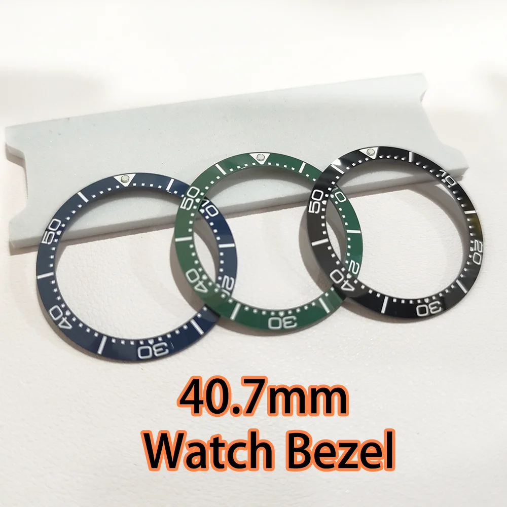 

Tilt 40.7mm Watch Ceramic Bezel Insert Replacement Men of Watches Luminous High Quality Accessories Inner Diameter 32.5mm Part